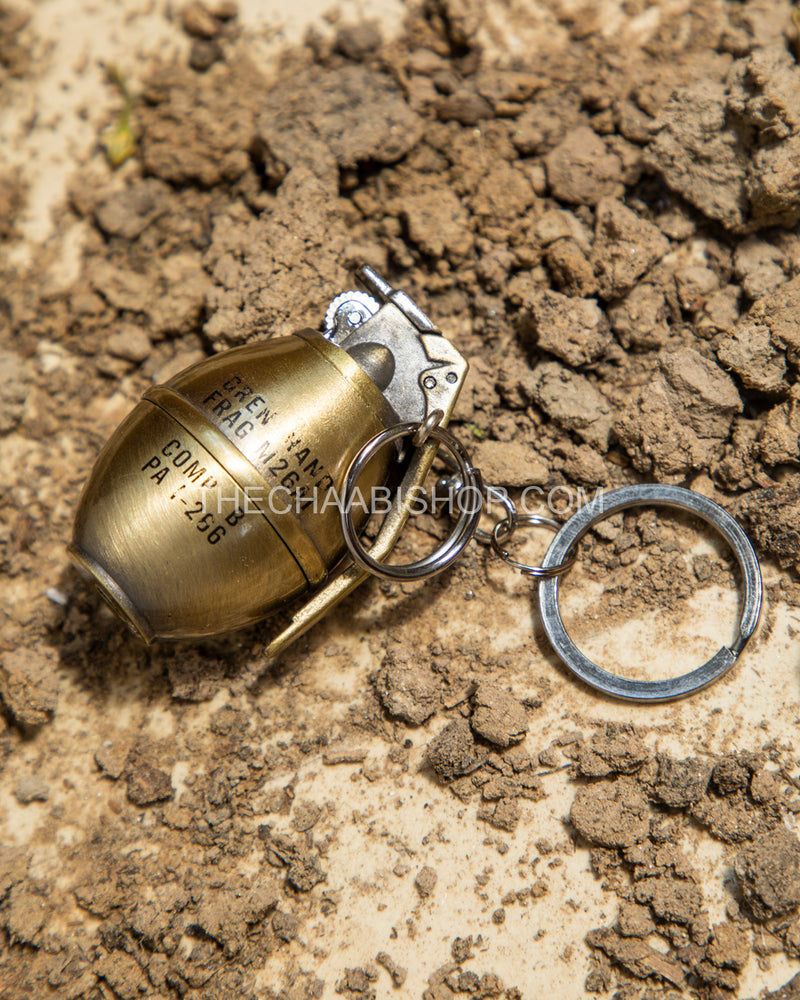Grenade Keychain Lighter - The Chaabi Shop