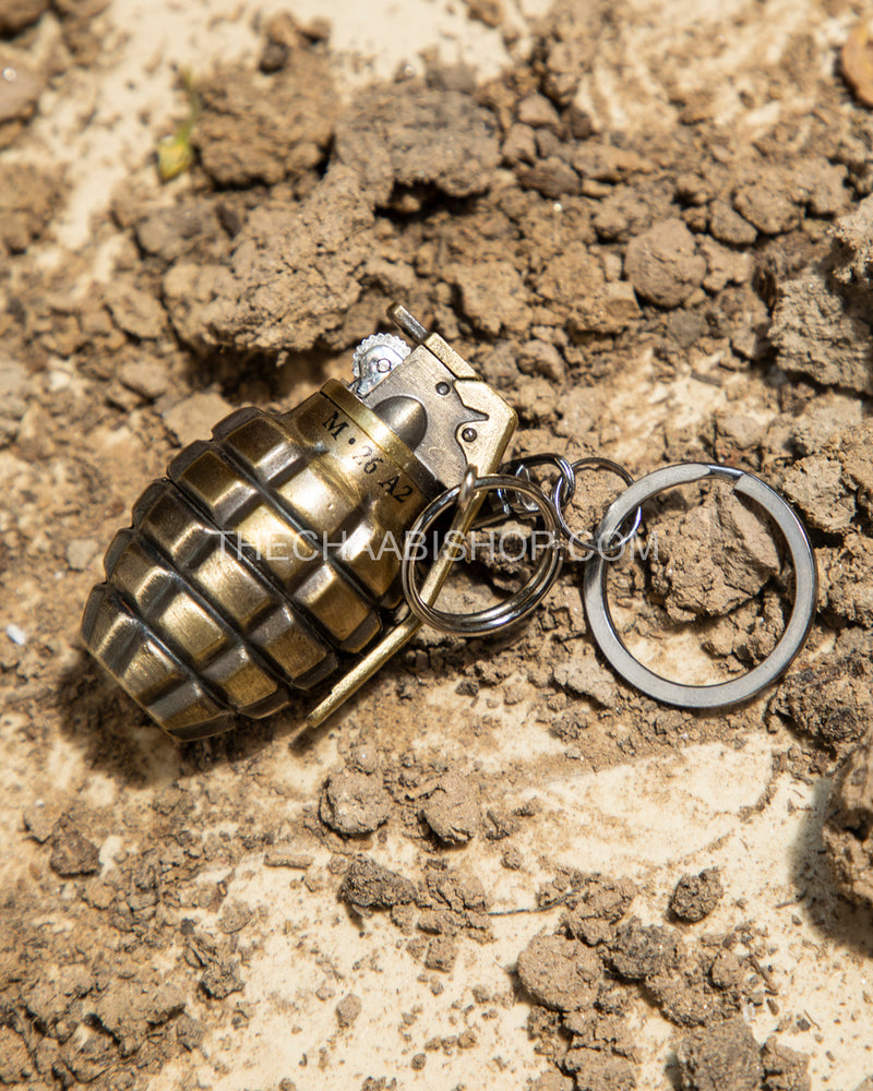 Grenade Keychain Lighter - The Chaabi Shop
