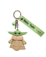Baby Yoda 3D Rubber Keychain - The Chaabi Shop