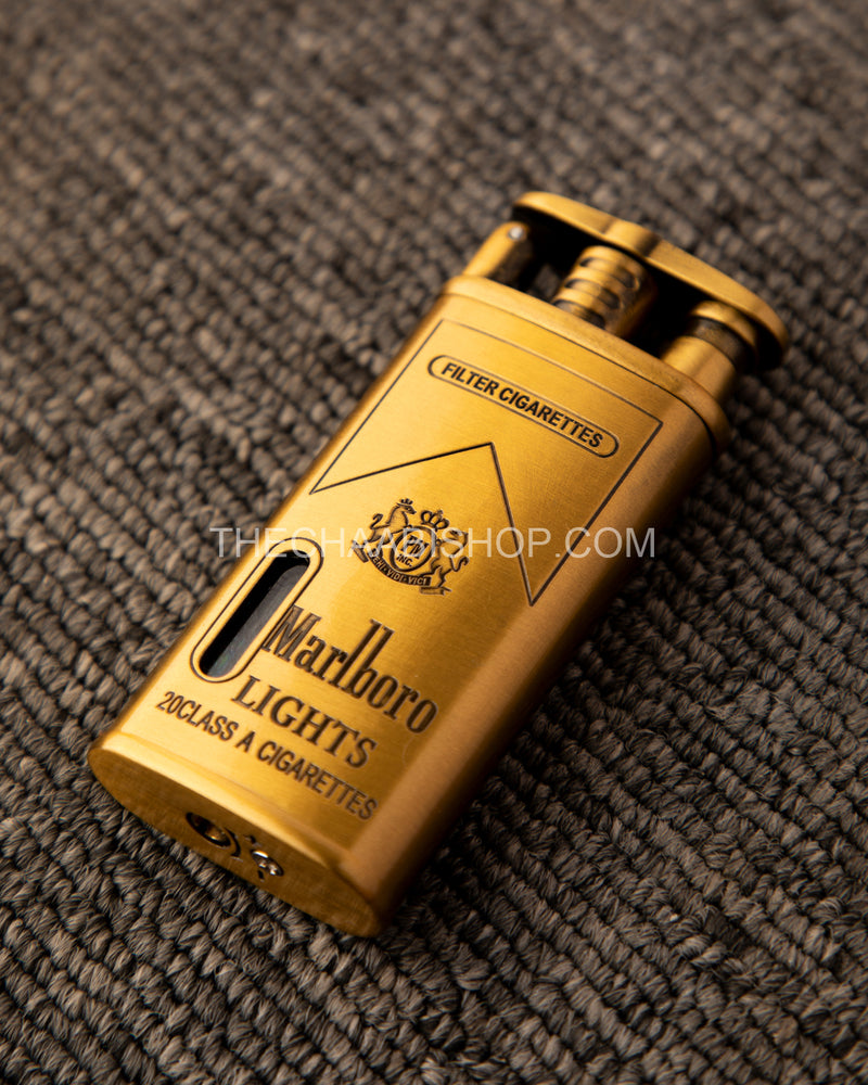 Marlboro Jet Lighter With Fuel Indicator - The Chaabi Shop