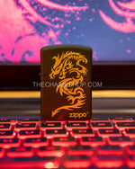 Zippo Official Rugged Dragon Print Lighter - The Chaabi Shop