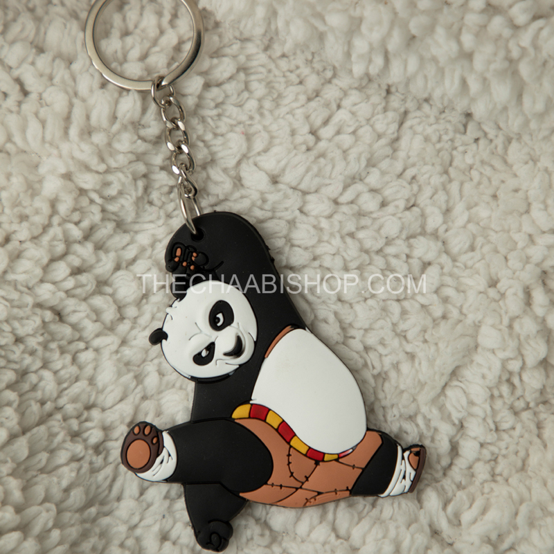 Kung Fu Panda 2D Rubber Keychain - The Chaabi Shop