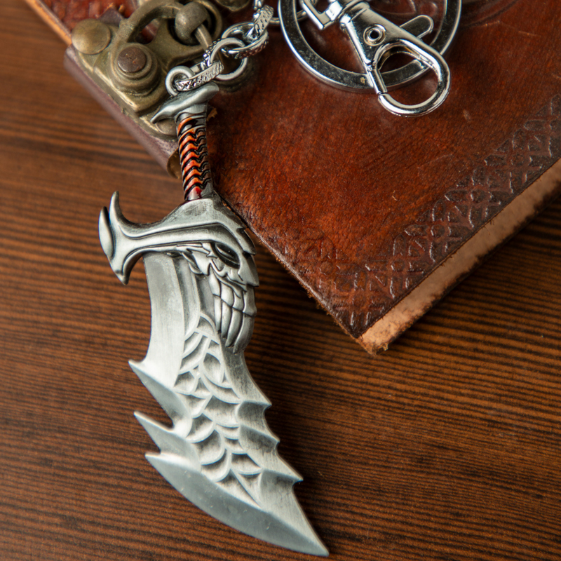 Kratos Blades Of Chaos Official Keychain - The Chaabi Shop