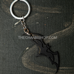 Batman Double Bat Logo Keychain - The Chaabi Shop