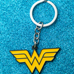 Wonder Women Logo Keychain - The Chaabi Shop