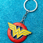 Wonder Women Logo Keychain - The Chaabi Shop