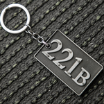 Sherlock Holmes 221B Tag Keychain - The Chaabi Shop