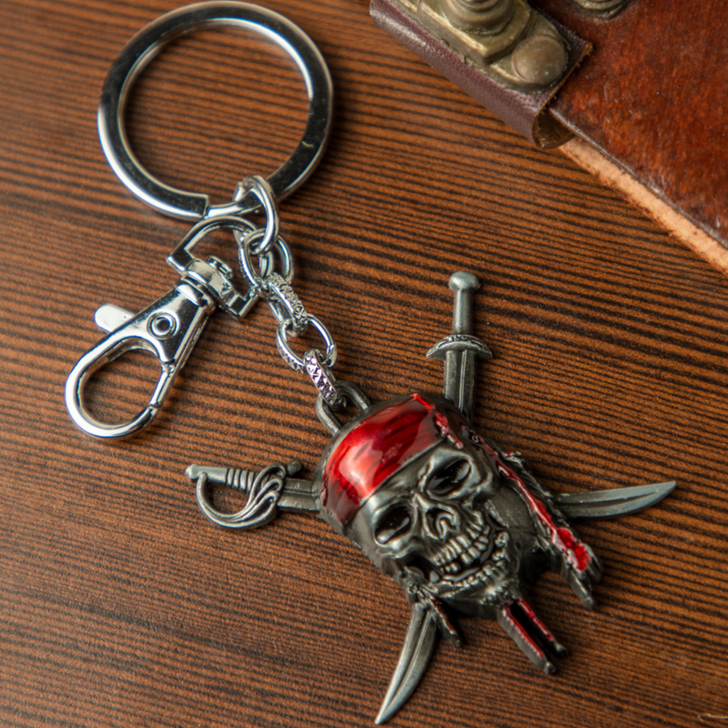 Pirates Of The Caribbean Logo Official Keychain - The Chaabi Shop