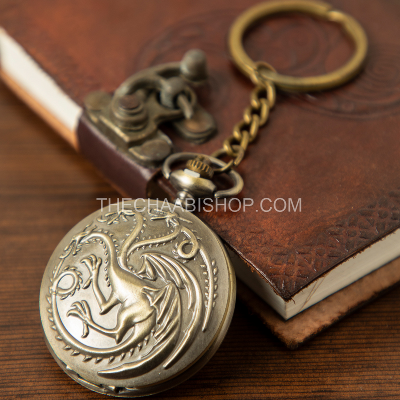 GOT House Targaryen Pocket Watch - The Chaabi Shop
