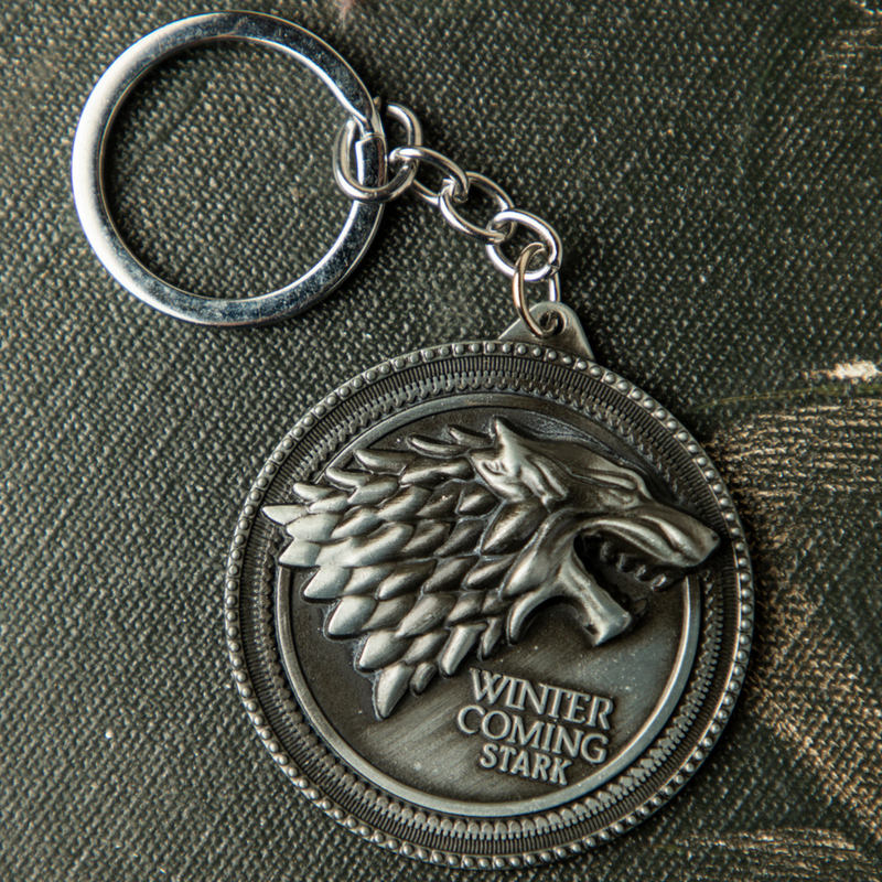 GOT House Stark Logo Keychain - The Chaabi Shop