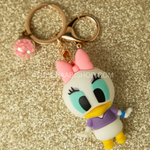 Donald And Daisy Duck 3D Rubber Keychain - The Chaabi Shop