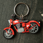 Royal Enfield Classic 2D Rubber Keychain - The Chaabi Shop