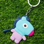BT21 2D Rubber Keychains - The Chaabi Shop