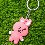 BT21 2D Rubber Keychains - The Chaabi Shop