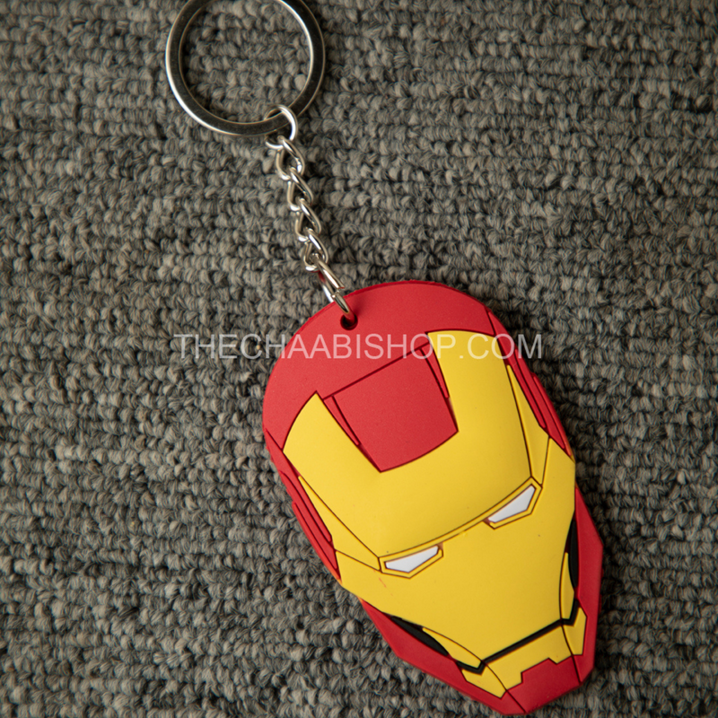 Iron Man 2D Rubber Keychain - The Chaabi Shop